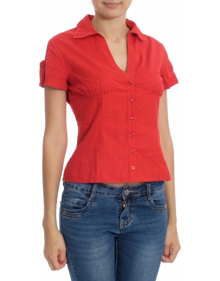 Дамска риза с къс ръкав On n'est pass des anges