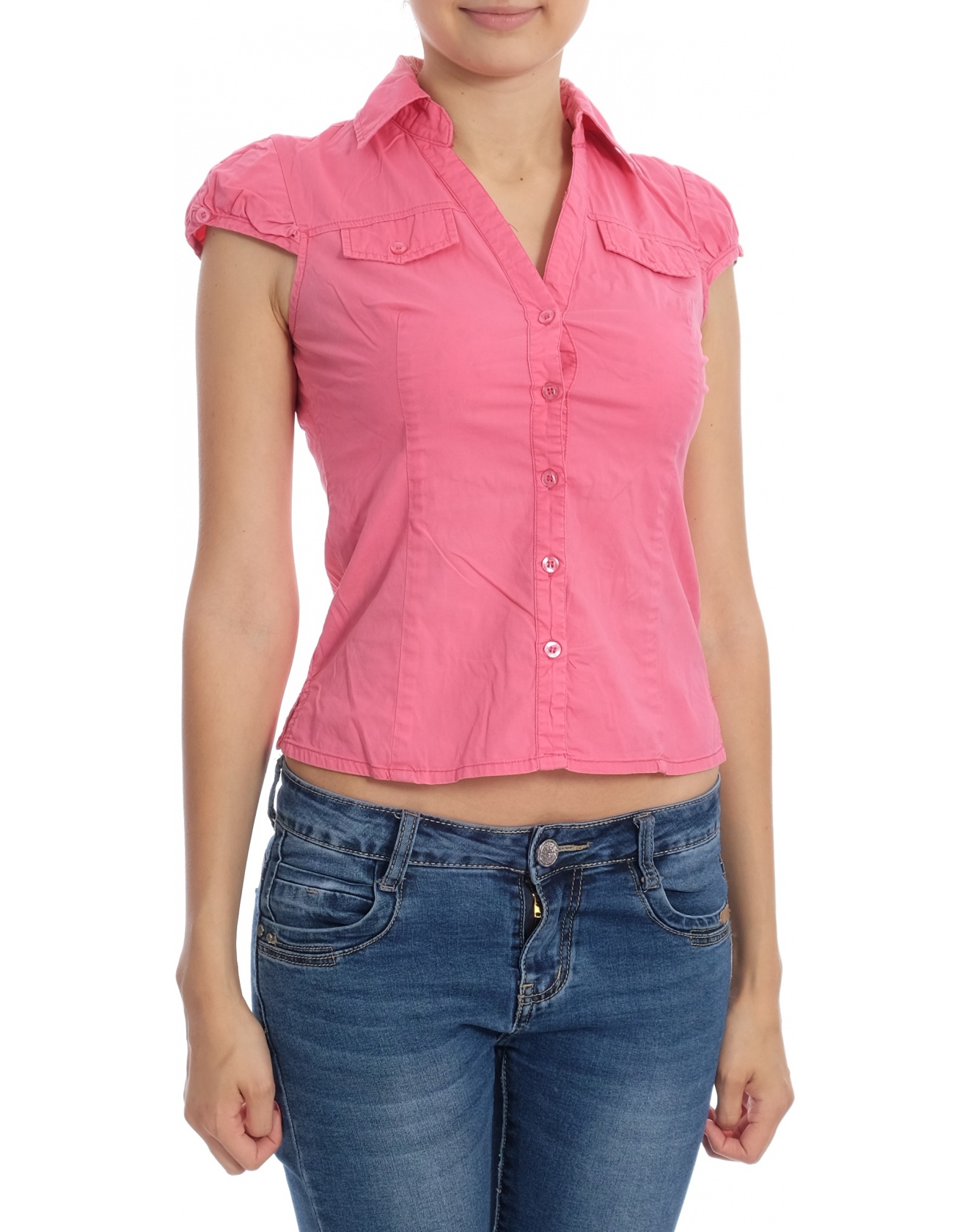 Дамска риза с къс ръкав Kenvelo