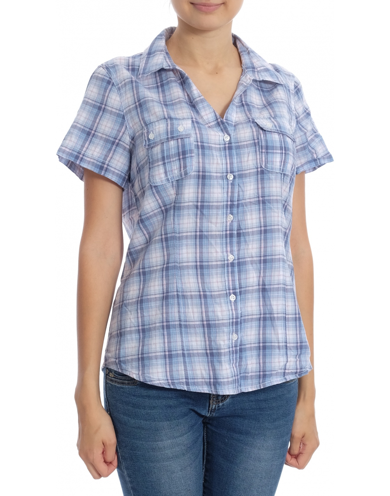 Дамска риза с къс ръкав Pimkie