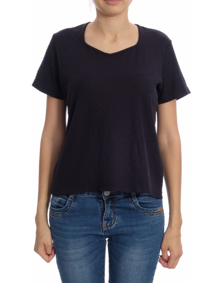 Дамска блуза с къс ръкав