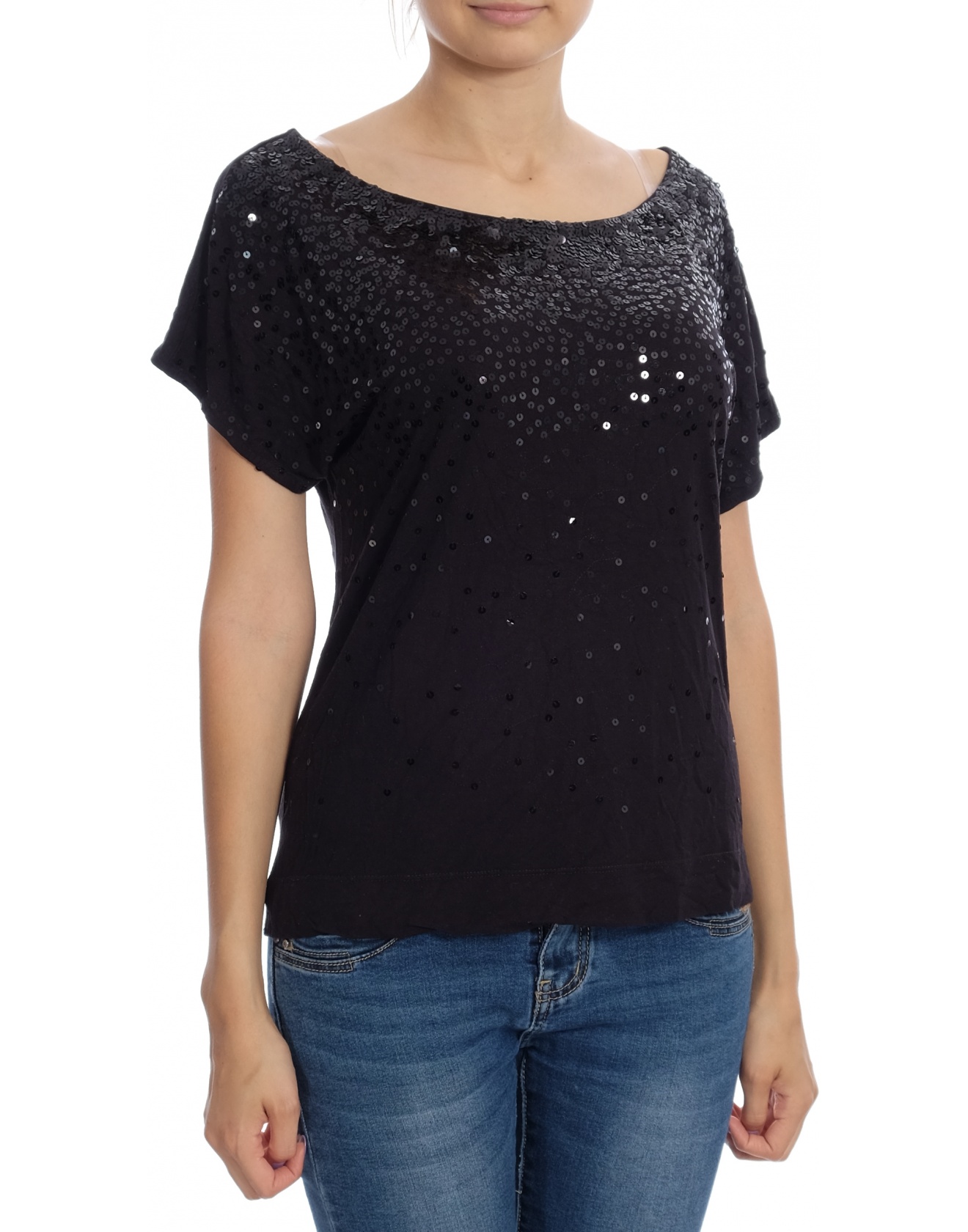 Дамска блуза с къс ръкав H&M