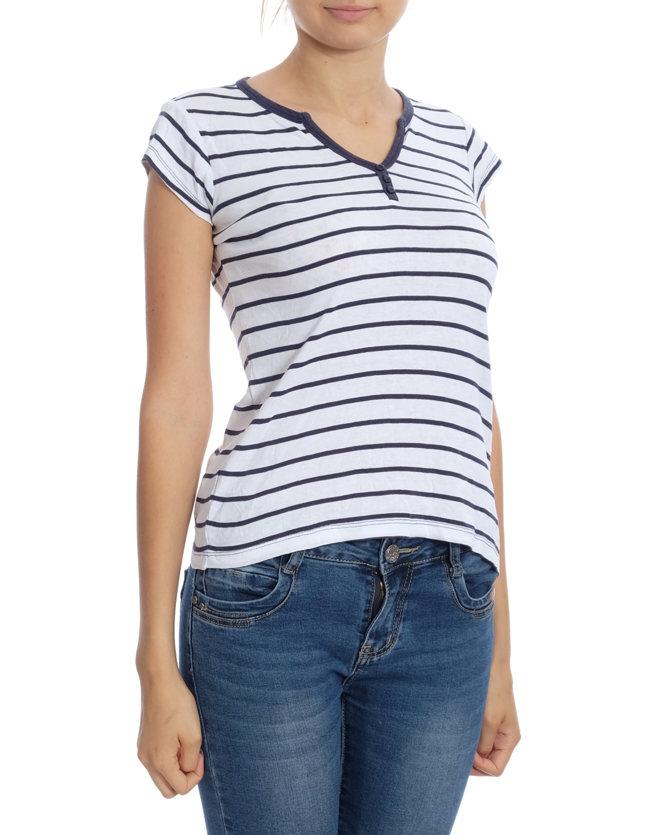 Дамска блуза с къс ръкав ESPRIT