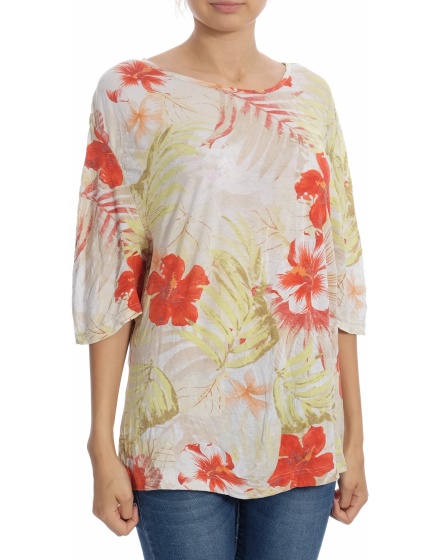 Дамска блуза с къс ръкав Delmod