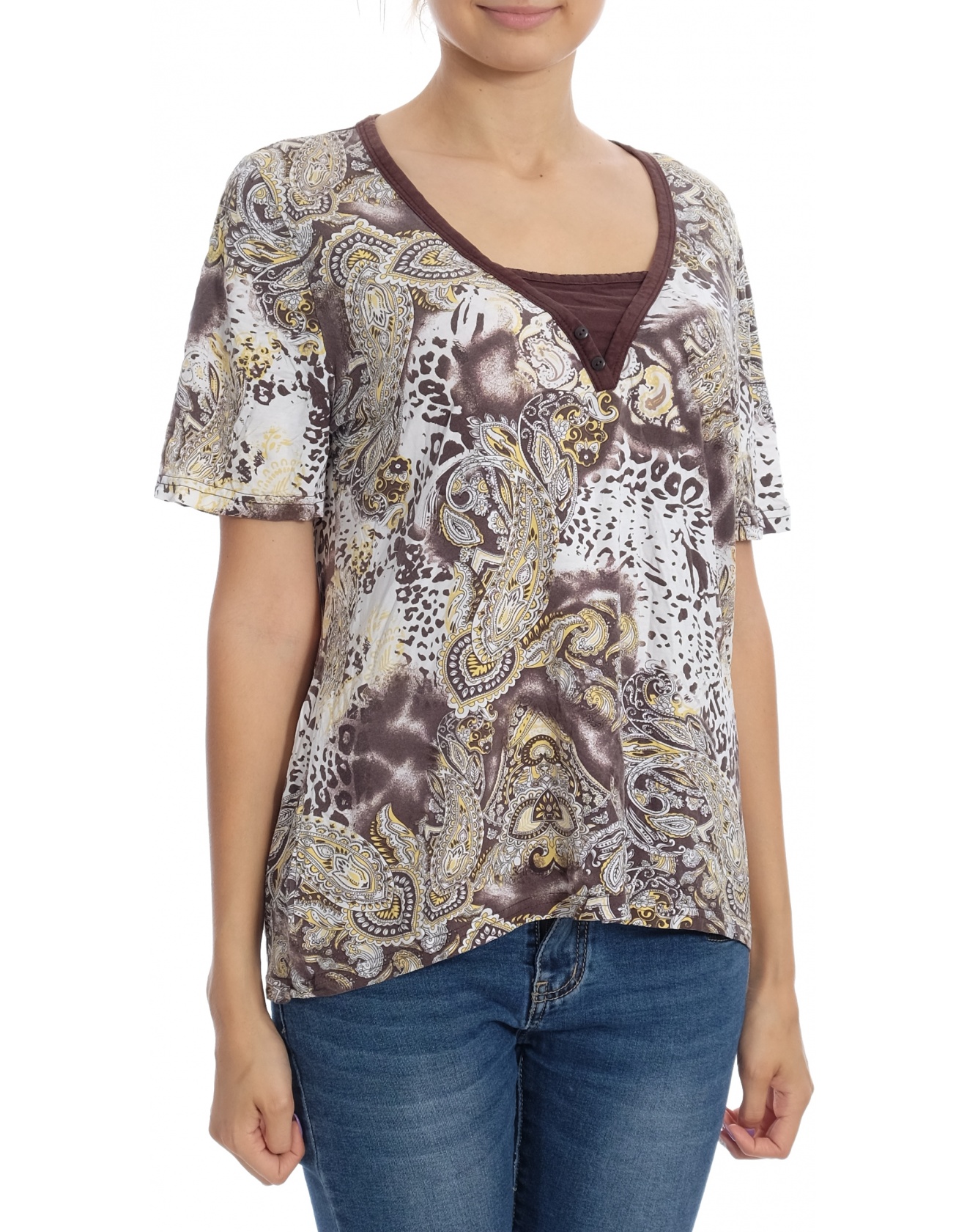 Дамска блуза с къс ръкав C.A.N.D.A