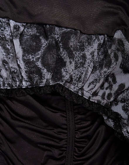 Дамска блуза с къс ръкав