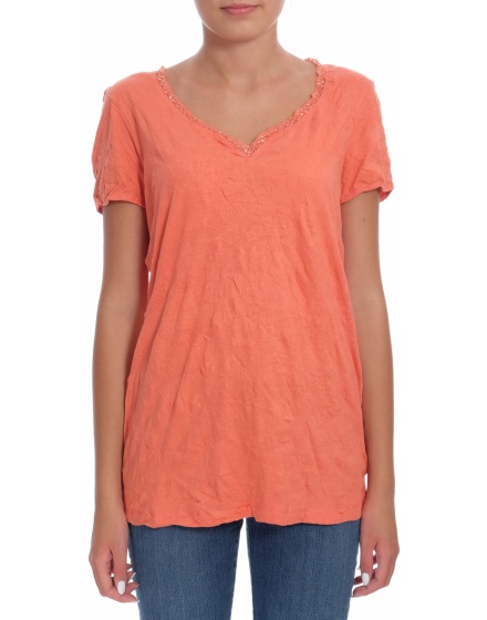 Дамска блуза с къс ръкав Tom Tailor