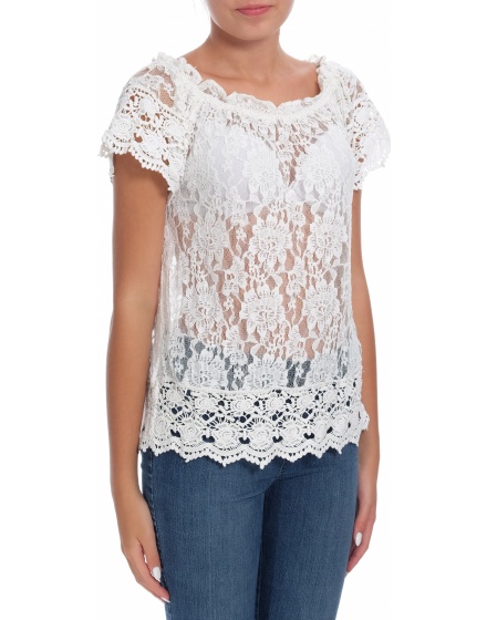 Дамска блуза с къс ръкав Vero Moda