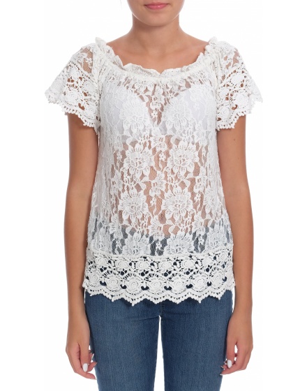 Дамска блуза с къс ръкав Vero Moda