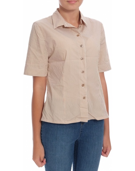 Дамска риза с къс ръкав