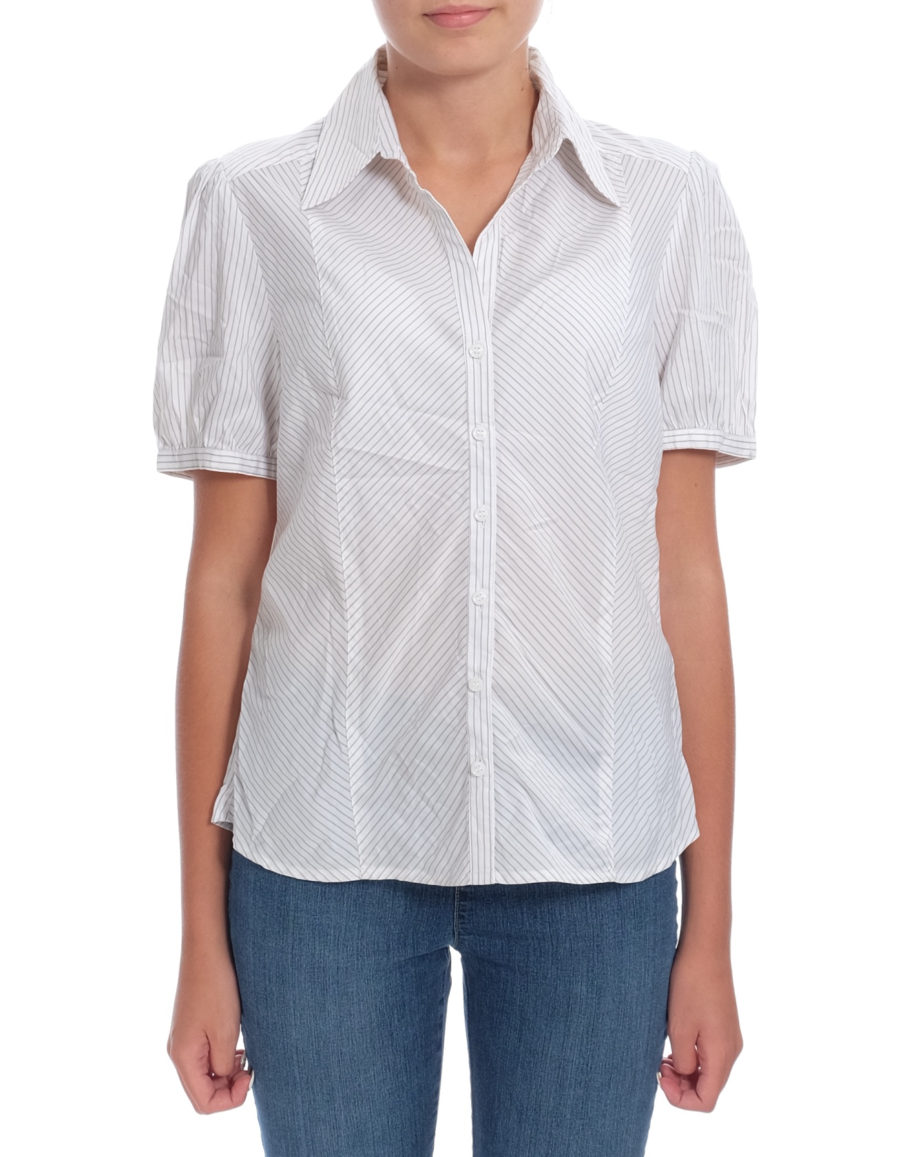 Дамска риза с къс ръкав H&M