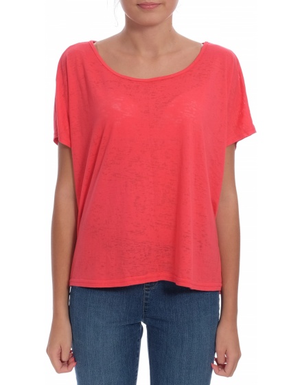 Дамска блуза с къс ръкав