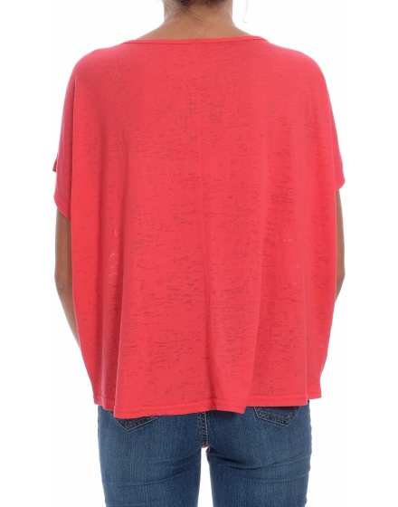 Дамска блуза с къс ръкав