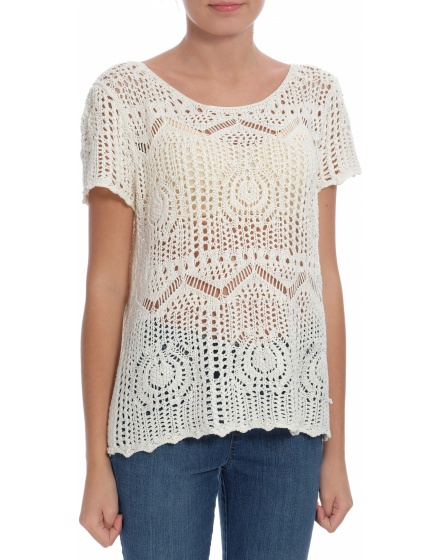 Дамска блуза с къс ръкав H&M