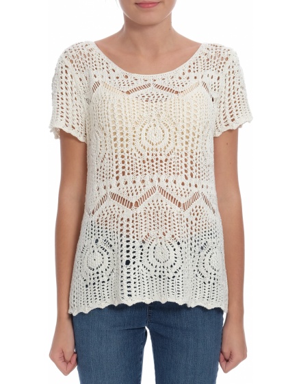 Дамска блуза с къс ръкав H&M