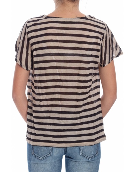 Дамска блуза с къс ръкав