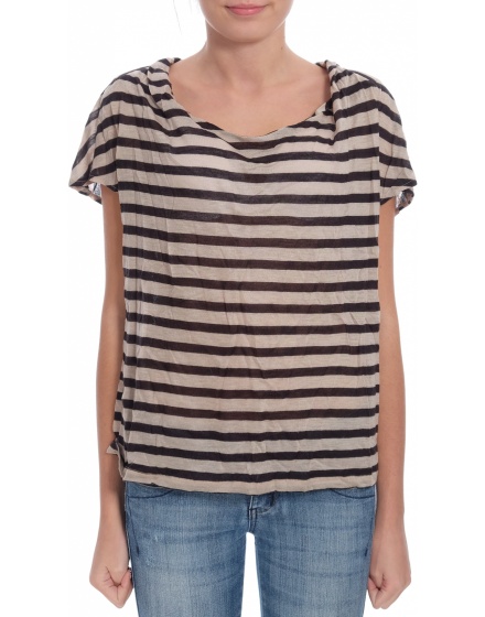 Дамска блуза с къс ръкав