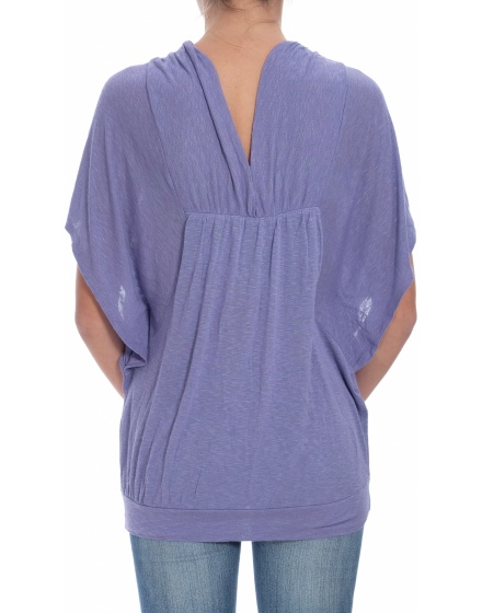 Дамска блуза с къс ръкав