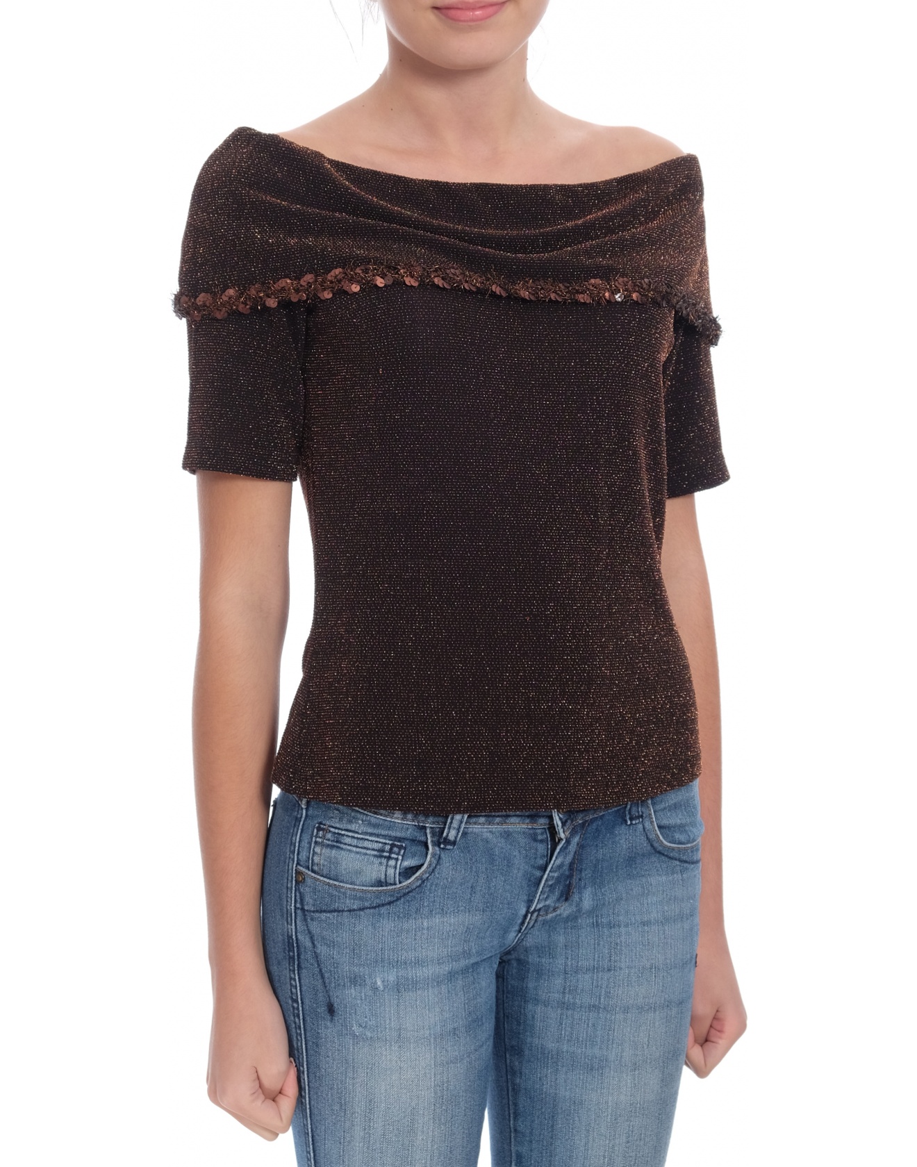 Дамска блуза с къс ръкав Vera Mont