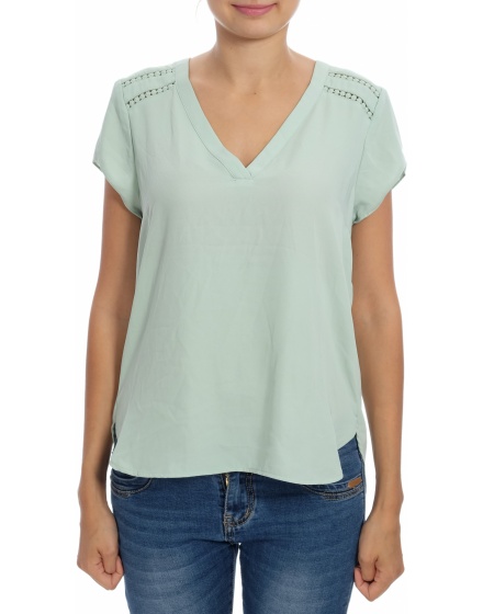 Дамска блуза с къс ръкав H&M