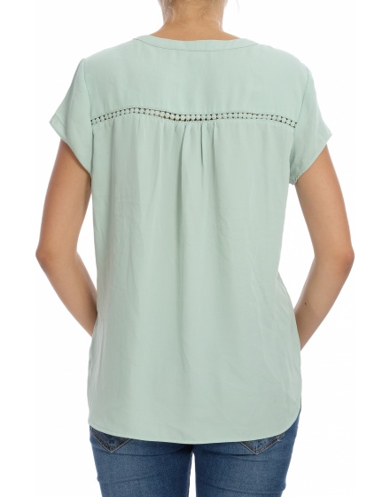 Дамска блуза с къс ръкав H&M