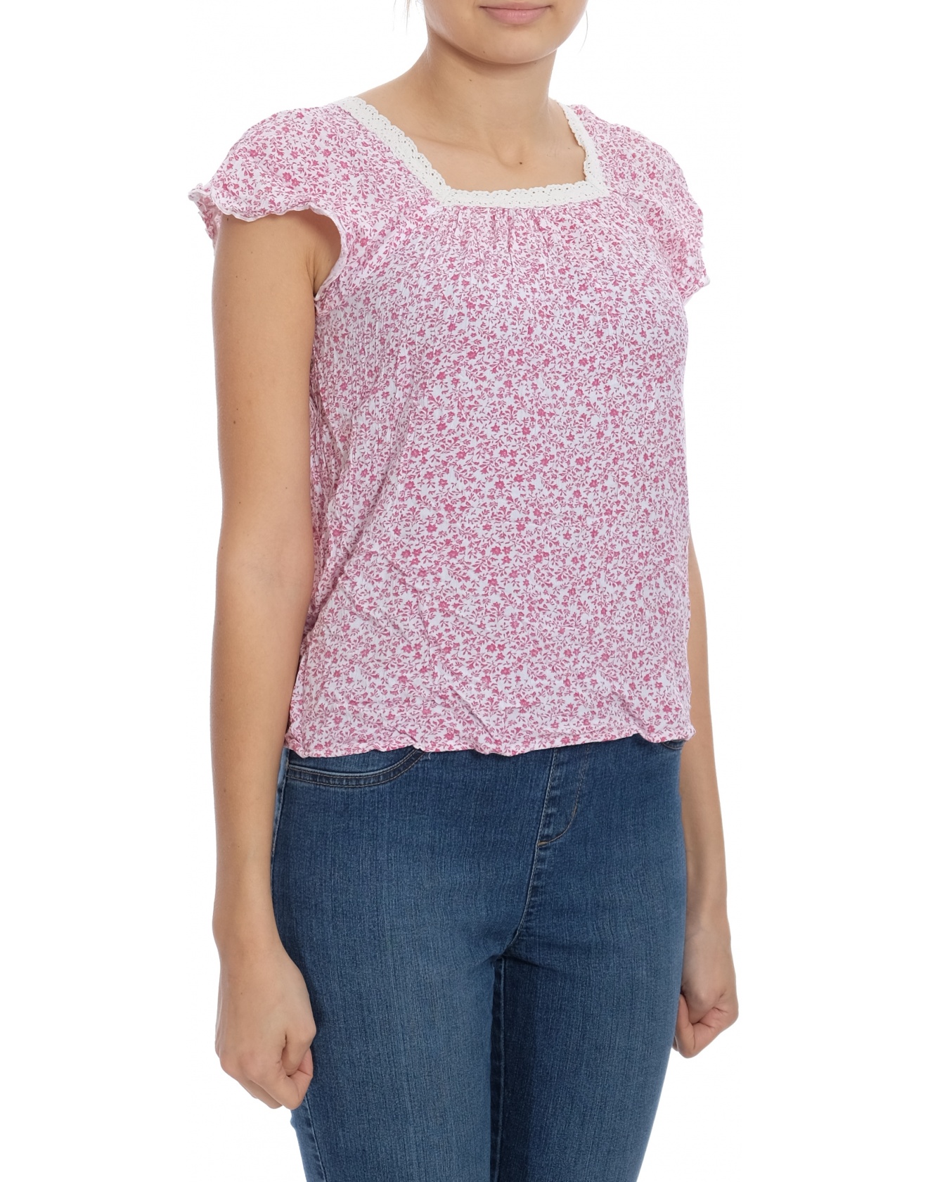 Дамска блуза с къс ръкав H&M