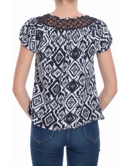 Дамска блуза с къс ръкав TU