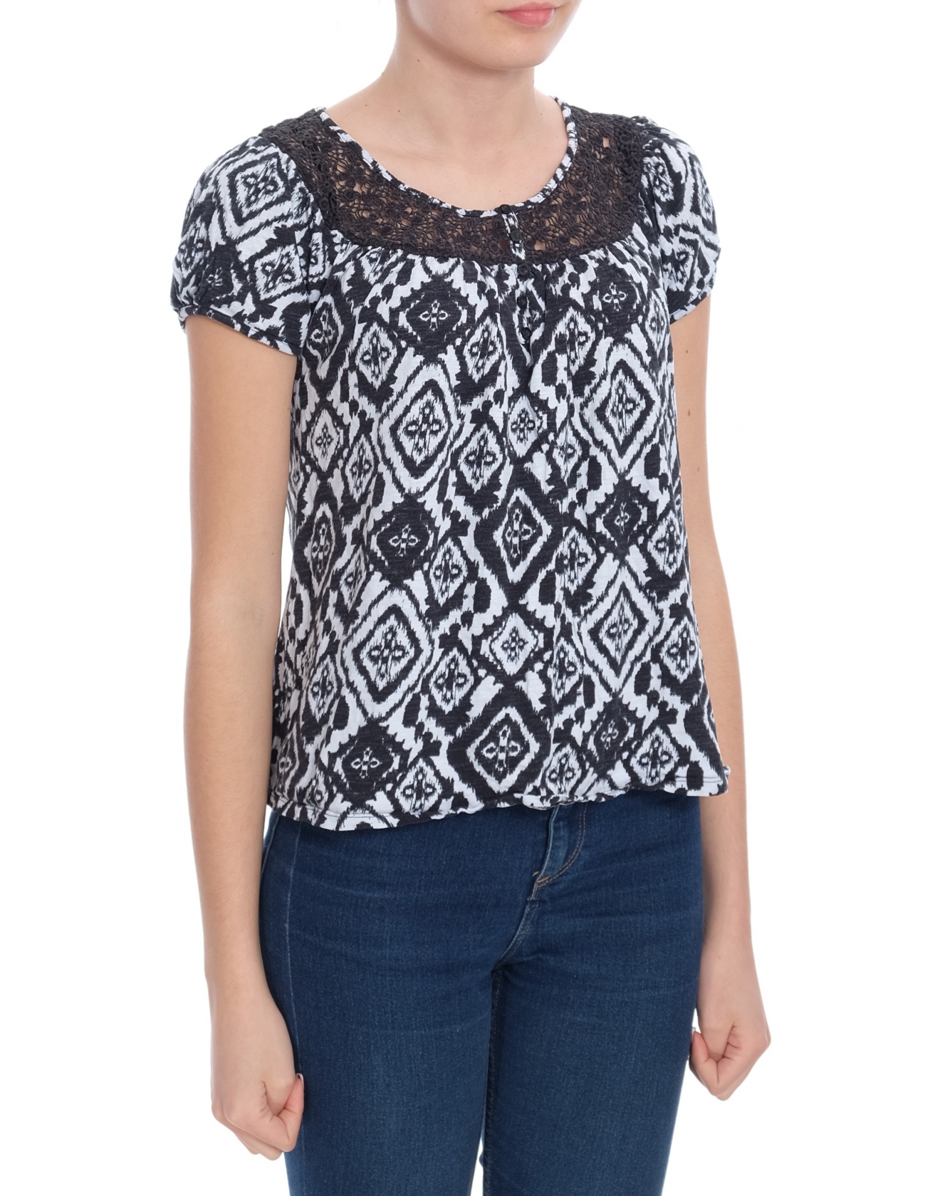 Дамска блуза с къс ръкав TU