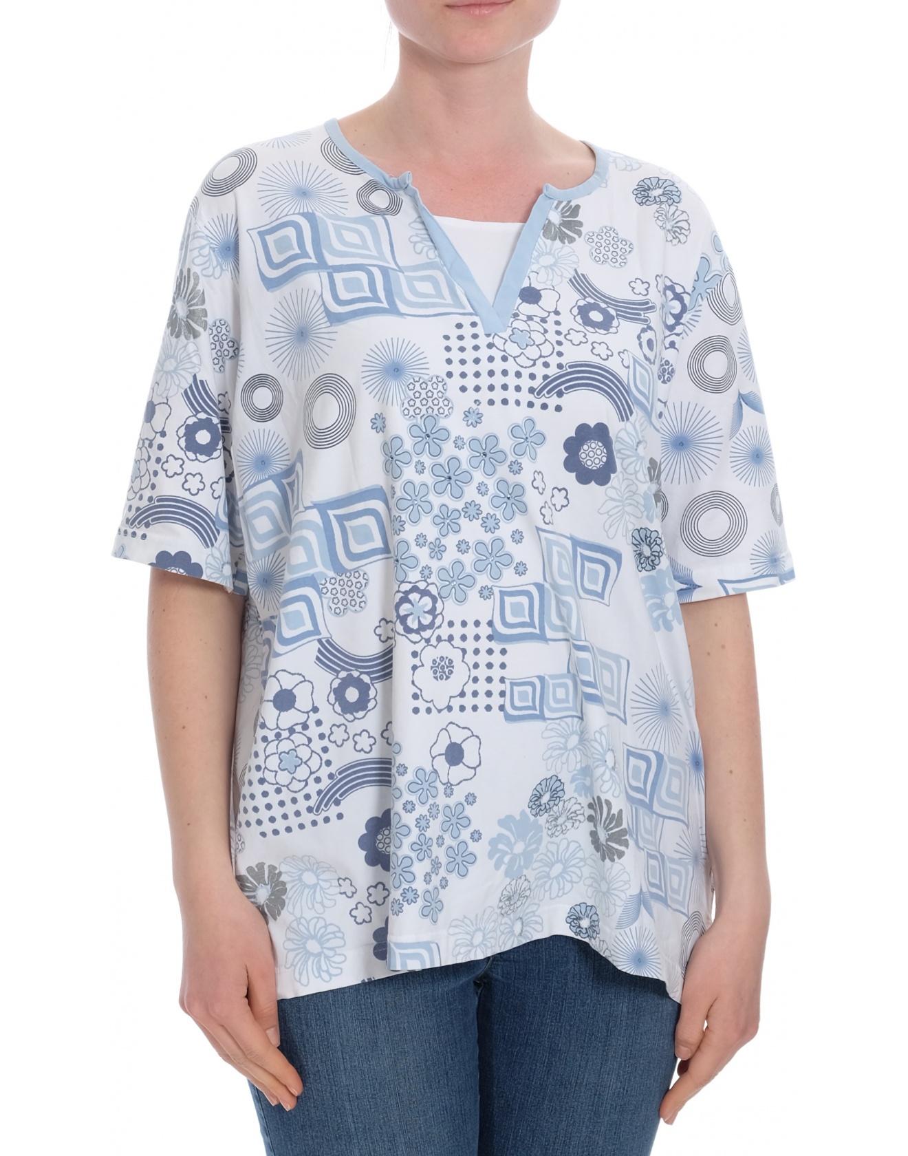 Дамска блуза с къс ръкав CH!CC