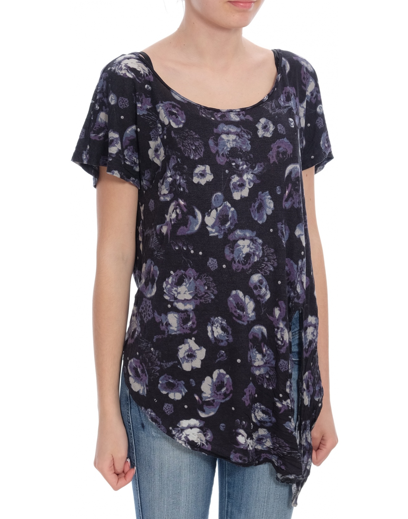 Дамска блуза с къс ръкав H&M