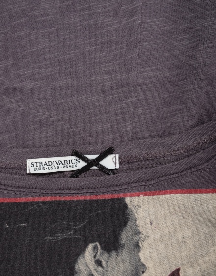 Дамска блуза с къс ръкав Stradivarius