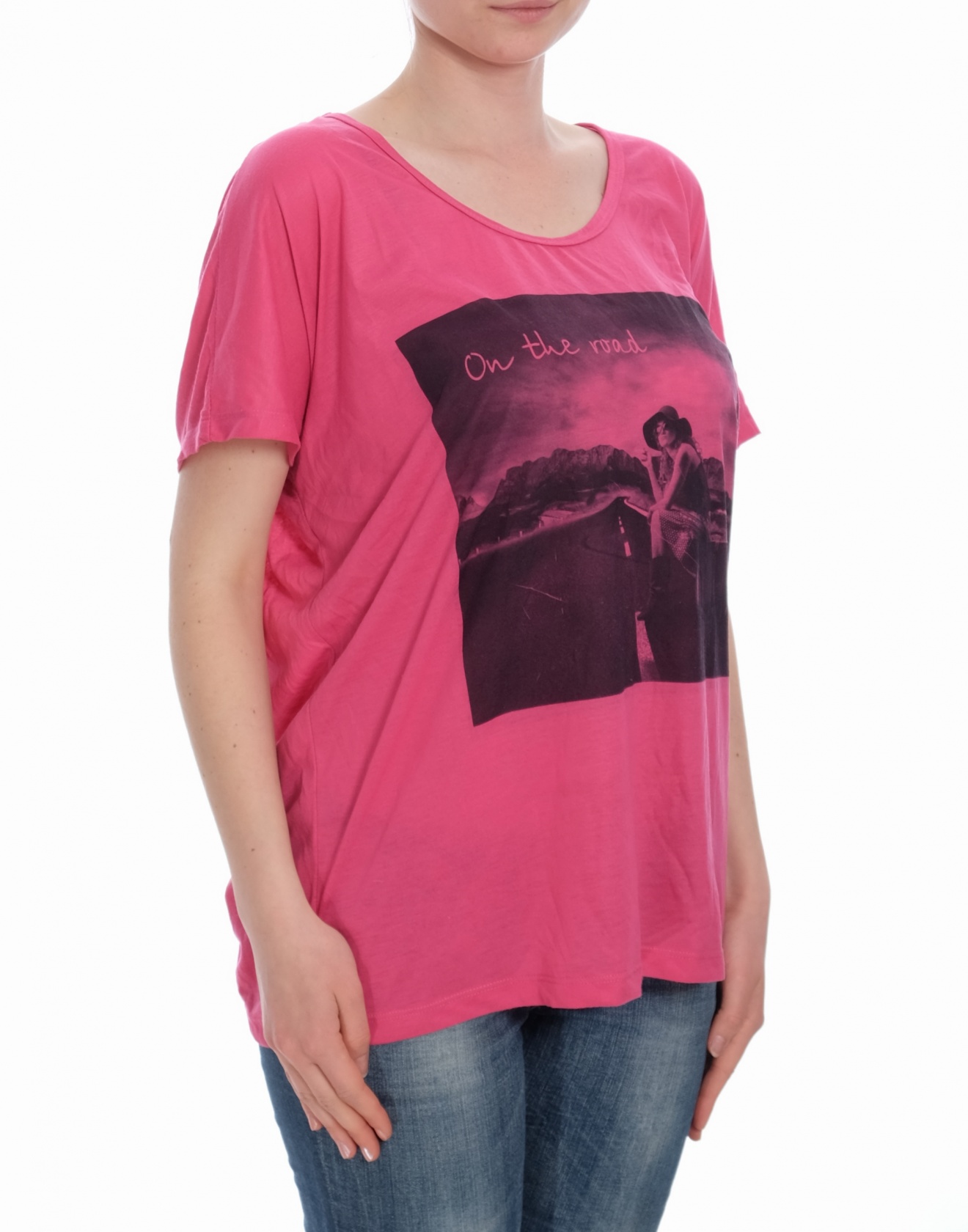 Дамска блуза с къс ръкав Okay