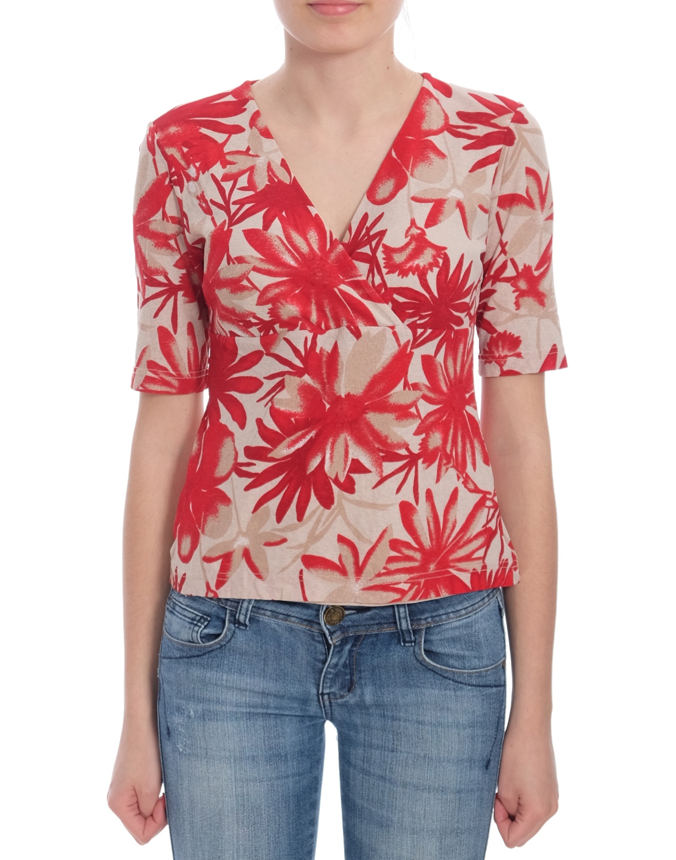 Дамска блуза с къс ръкав Suzanne Grae