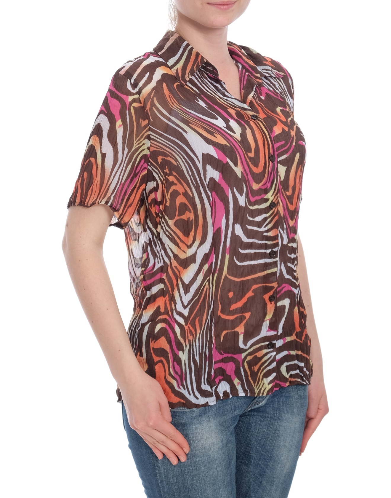 Дамска риза с къс ръкав Kingfield