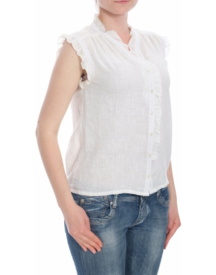 Дамска риза с къс ръкав