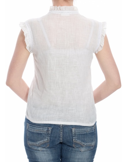 Дамска риза с къс ръкав