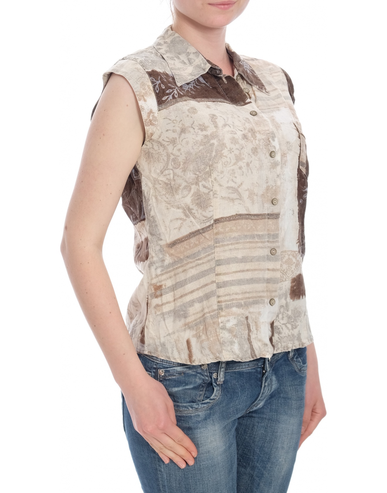 Дамска риза с къс ръкав Gina B