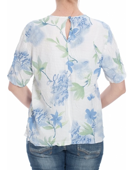 Дамска блуза с къс ръкав