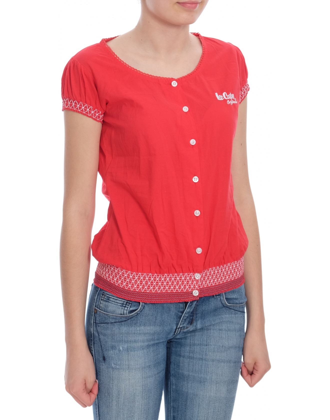 Дамска блуза с къс ръкав Lee Cooper