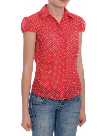 Дамска риза с къс ръкав Amaranto