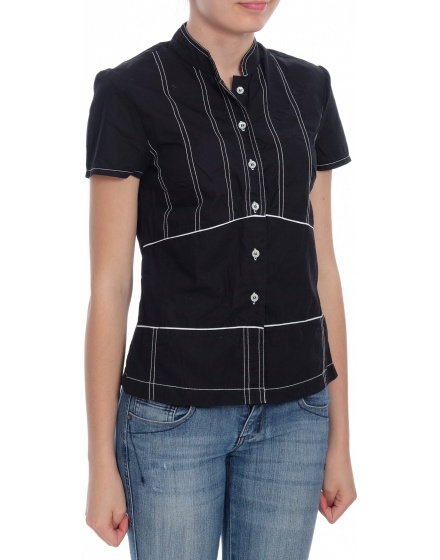 Дамска риза с къс ръкав