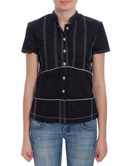 Дамска риза с къс ръкав