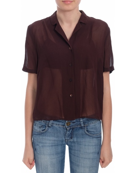 Дамска риза с къс ръкав