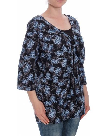 Дамска блуза с къс ръкав Maxi Blue