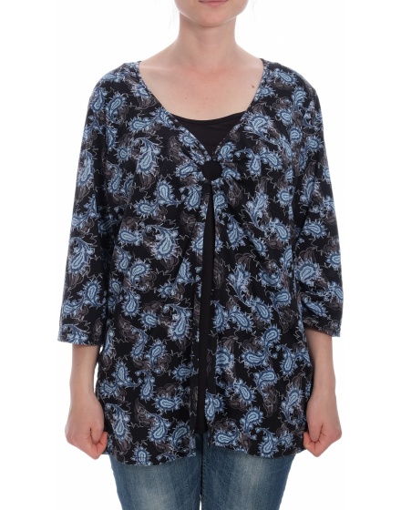 Дамска блуза с къс ръкав Maxi Blue