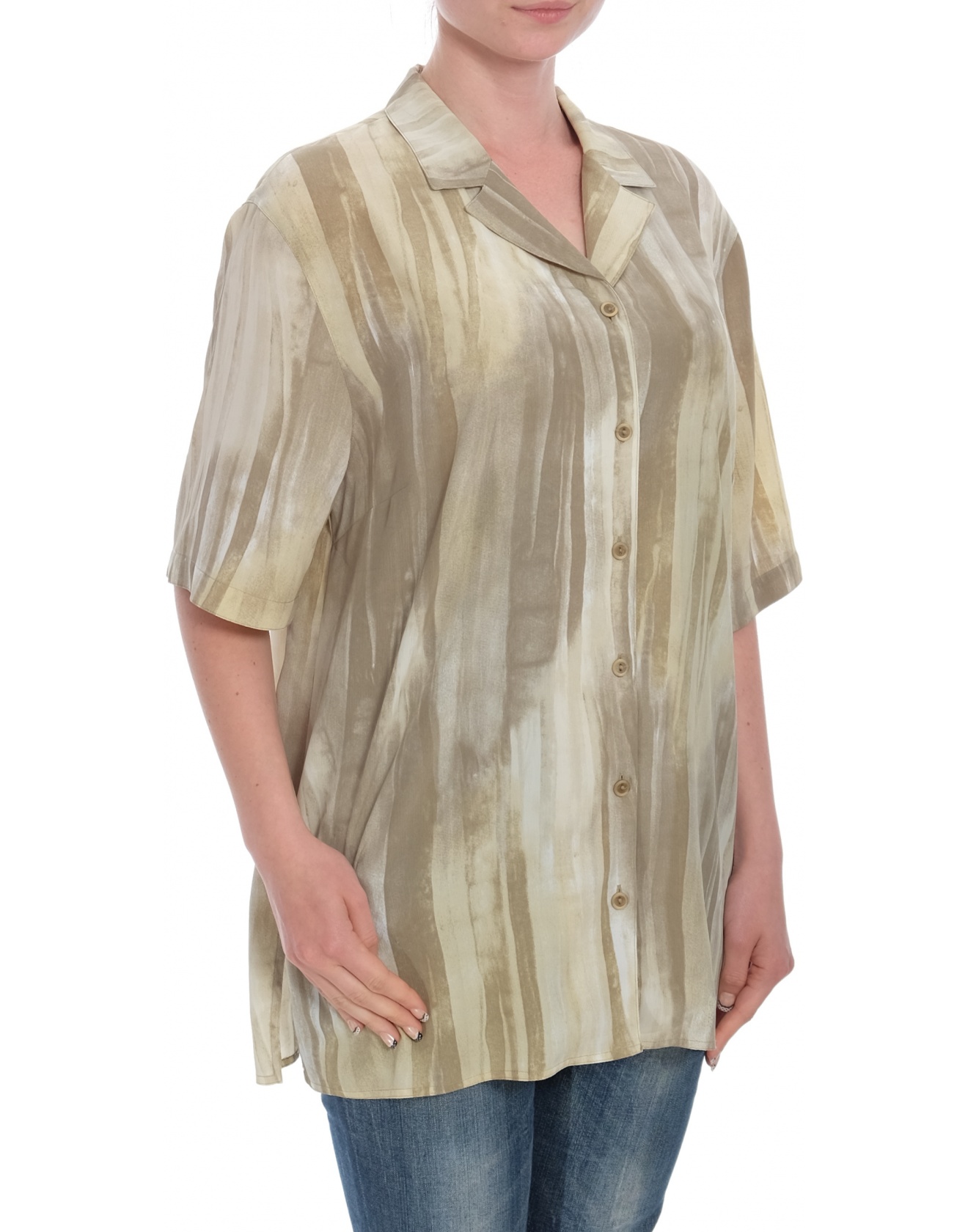 Дамска риза с къс ръкав Fisser