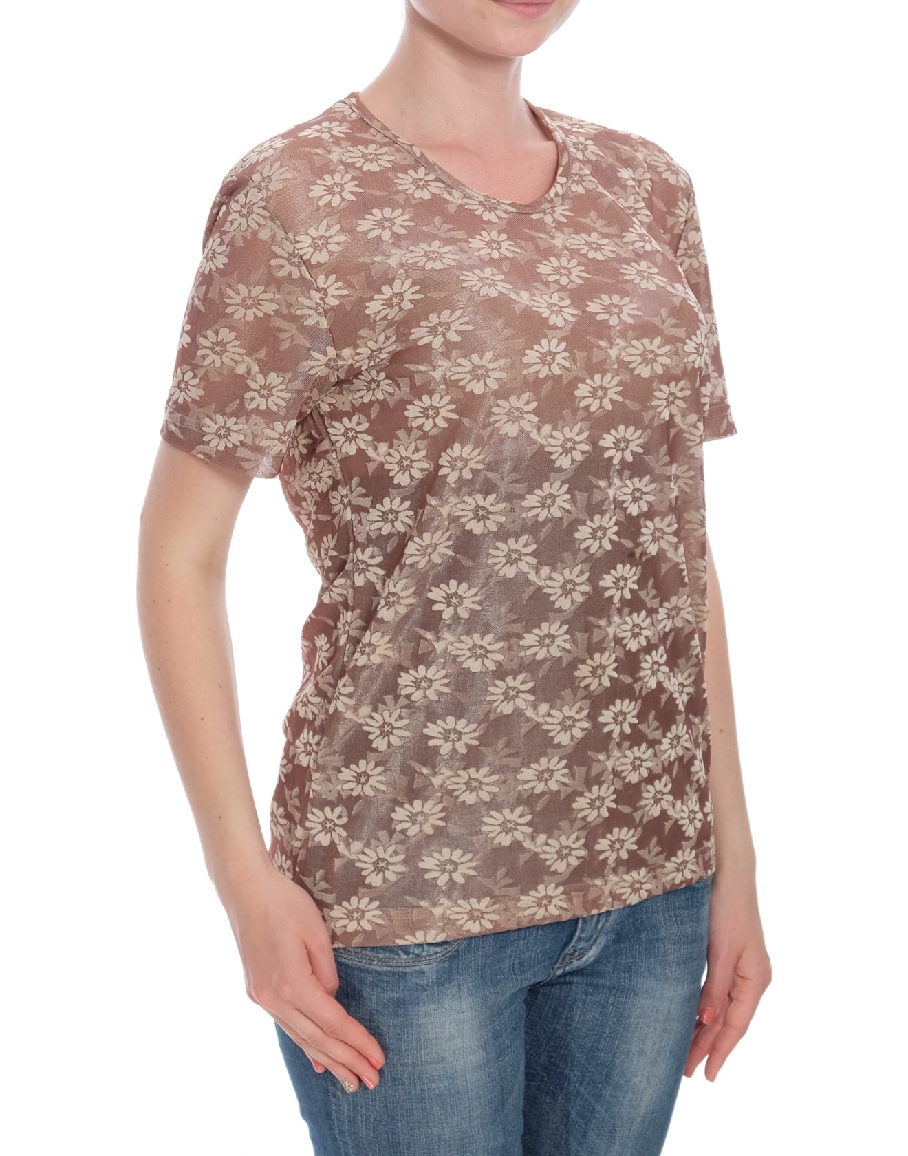 Дамска блуза с къс ръкав Monica Braghini