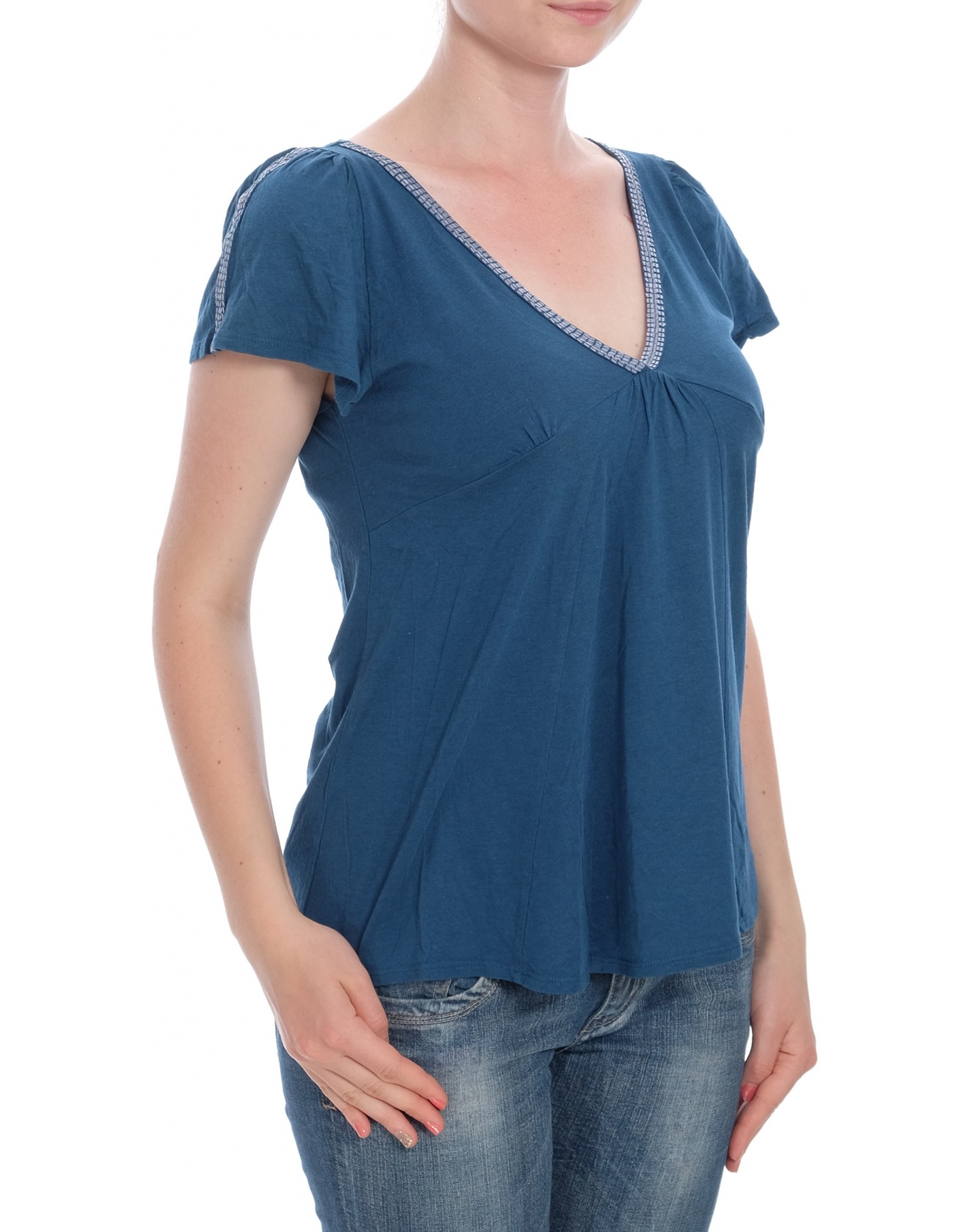 Дамска блуза с къс ръкав EDC by ESPRIT