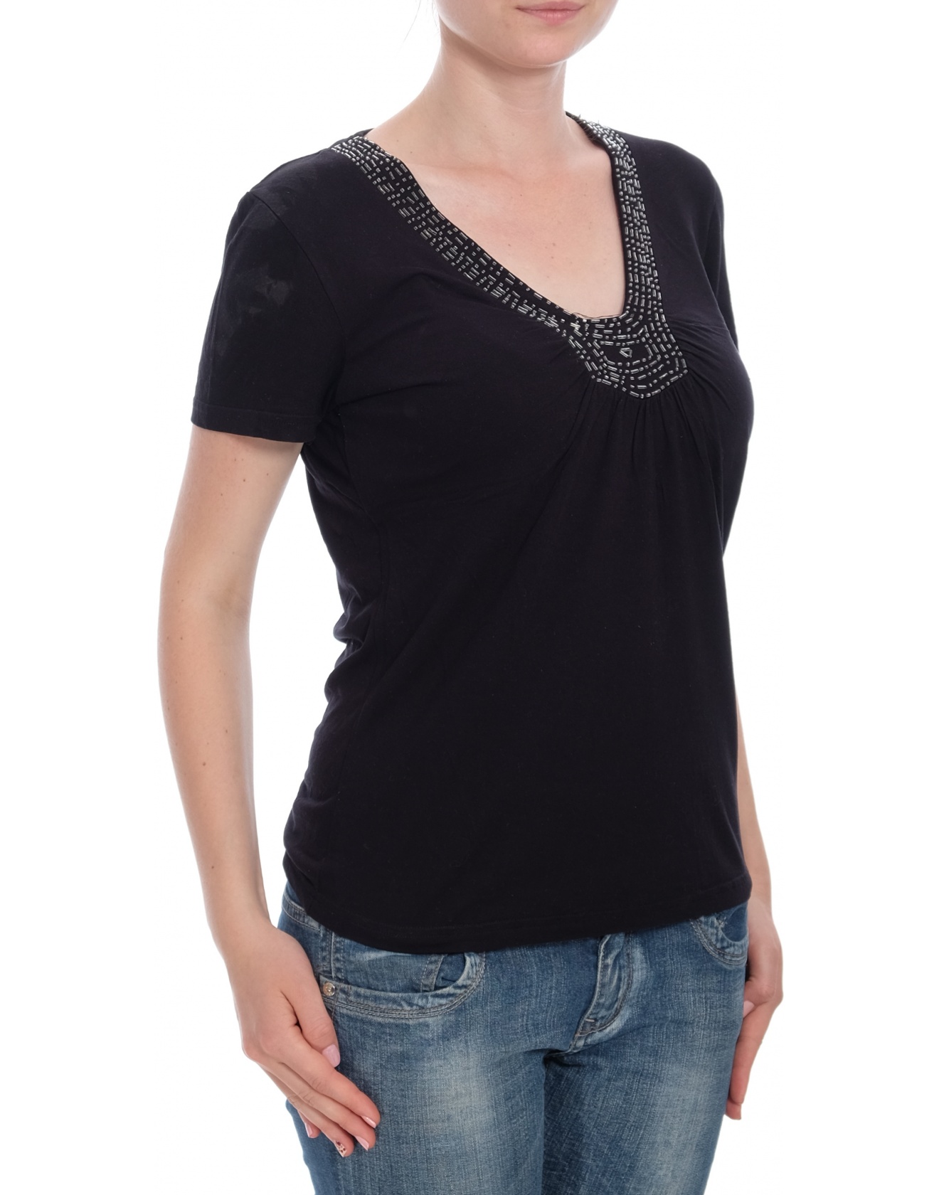 Дамска блуза с къс ръкав Miss Ff