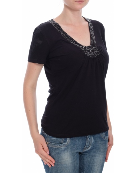 Дамска блуза с къс ръкав Miss Ff