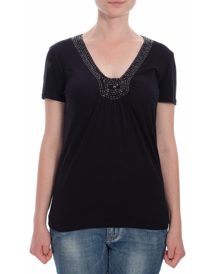 Дамска блуза с къс ръкав Miss Ff